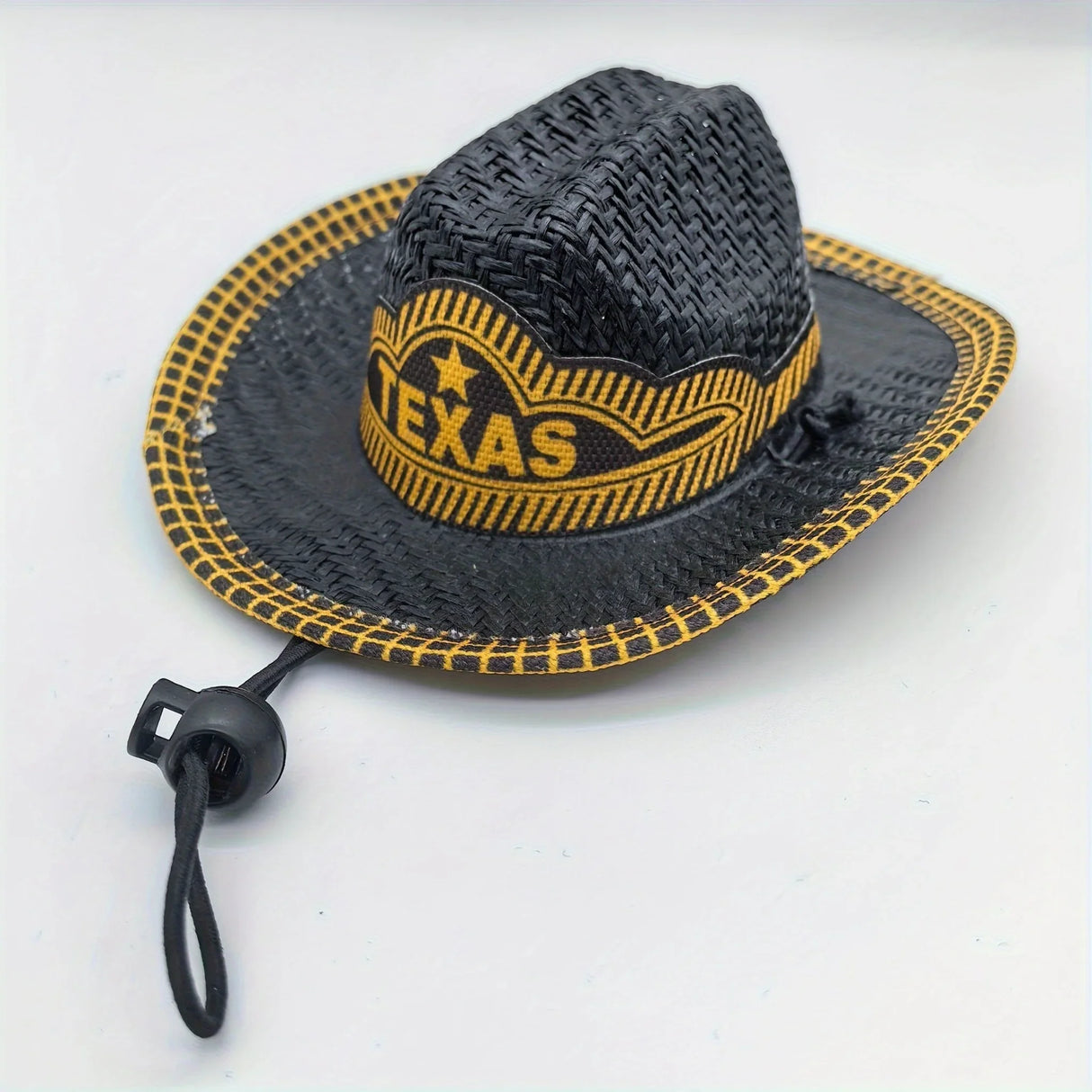 Adjustable PET Cowboy Hat for Cats & Dogs - Perfect for Holiday Parties & Outings, All-Season Polyester