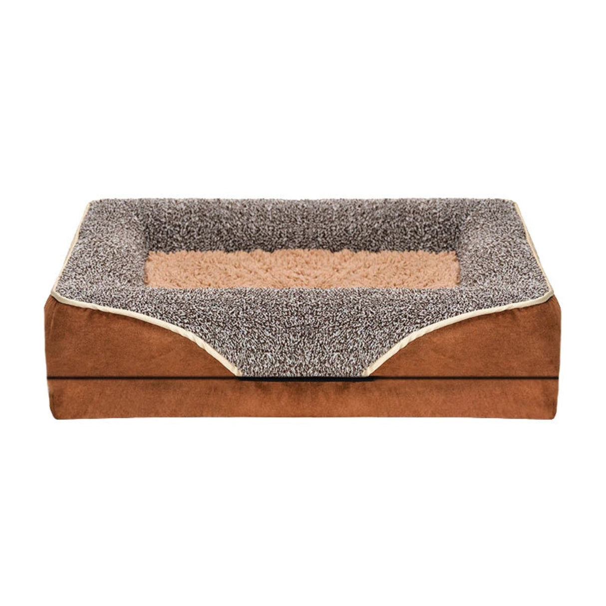 An oversized dog bed removable washable for all seasons, pet bed sofa, comfortable and soft cat sofa bed with raised edges,