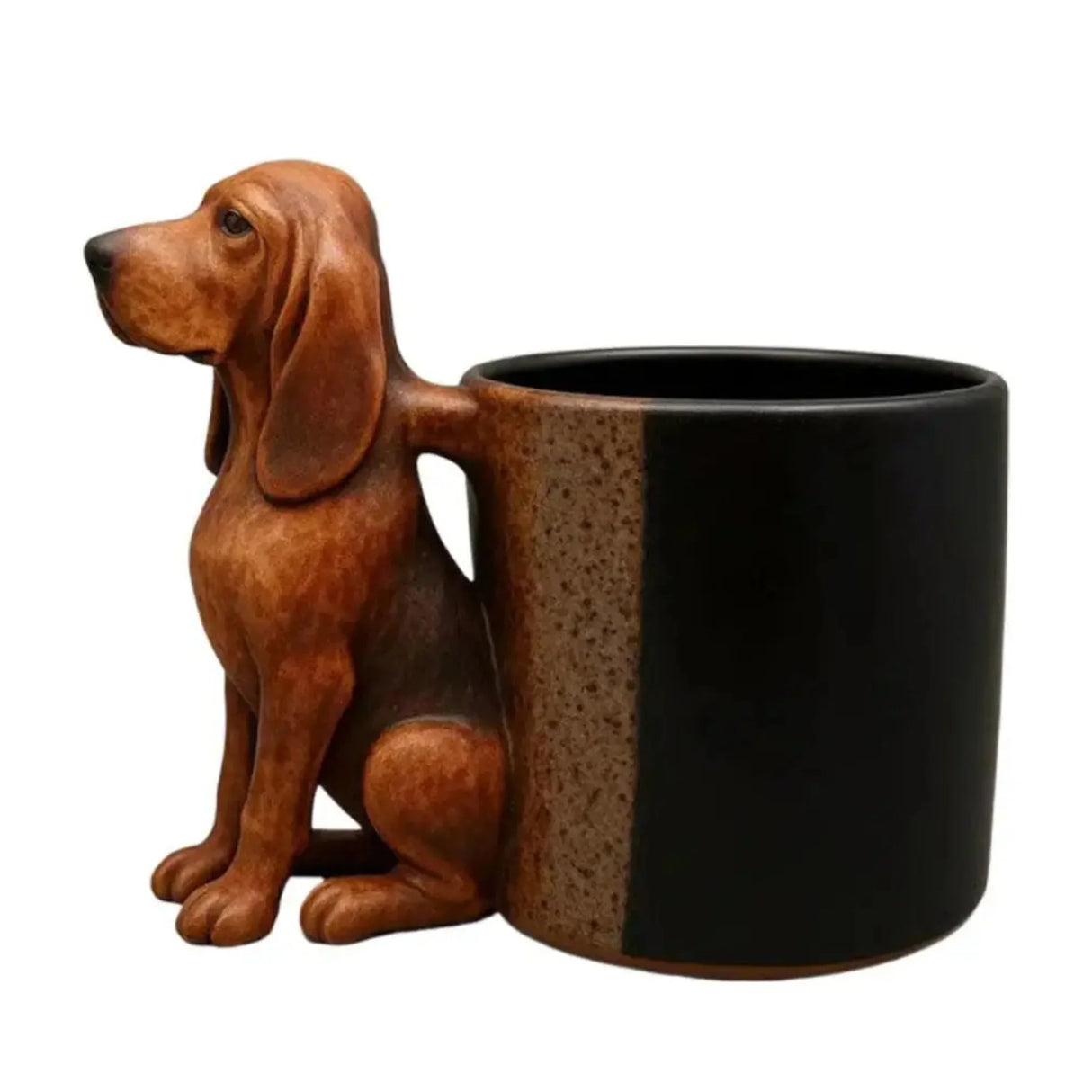 Cute Dog Handle Ceramic Mug Large Capacity Creative Dog Handle Coffee Cup Mug Gift Home Decoration