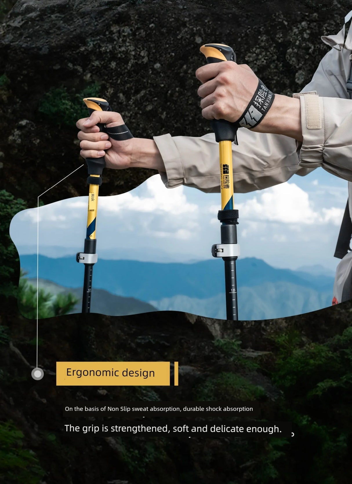 Explorer Professional Outdoor Hiking Equipment Alpenstock