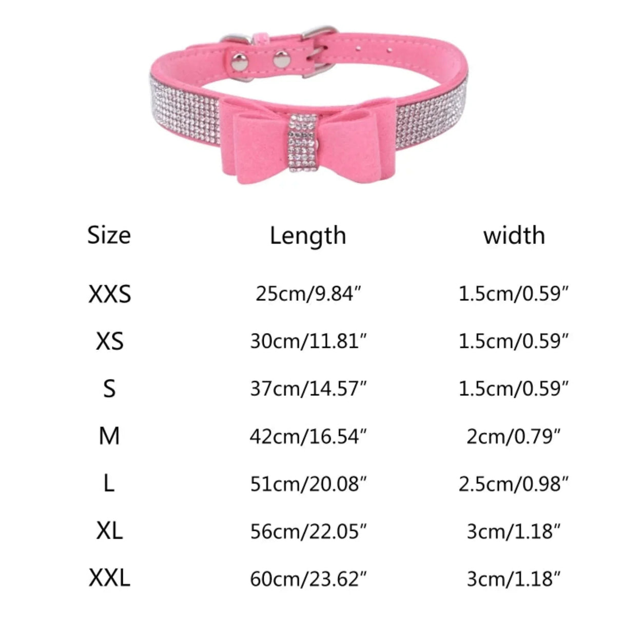 Colorful Collar Crystal-Dog Collar with Bow-Tie Rhinestone Puppy Collars Bling for Small Dogs/Cats Gift Present for Pets