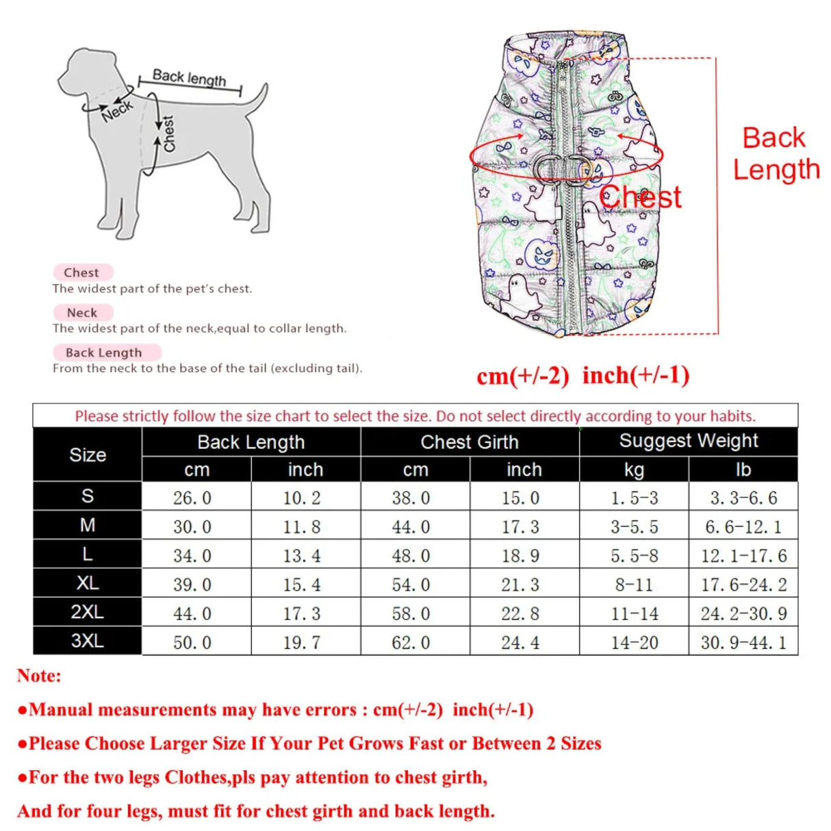 Winter Dog Clothes Halloween Pets Coat Cute Pumpkin Print Puppy Jacket Festival Puppy Gift Party Pet Schnauze Chihuahua Costume