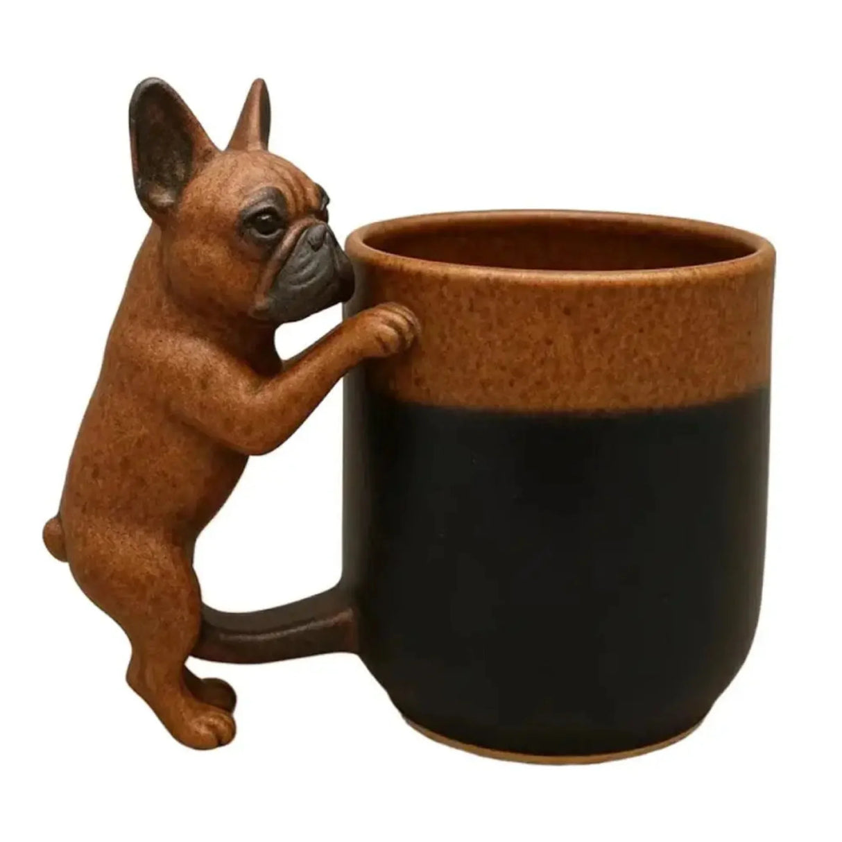 Cute Dog Handle Ceramic Mug Large Capacity Creative Dog Handle Coffee Cup Mug Gift Home Decoration