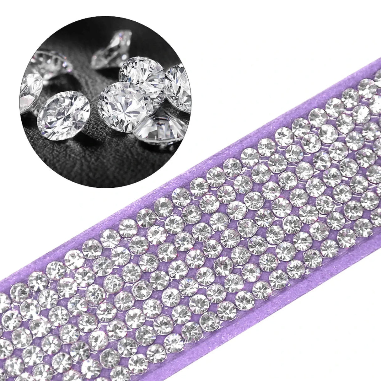 Small Medium Bling Rhinestone Suede Leather Bowknot Accessories Dog Collar Adjustable Pet Puppy Kitten Pug Necklace Collars