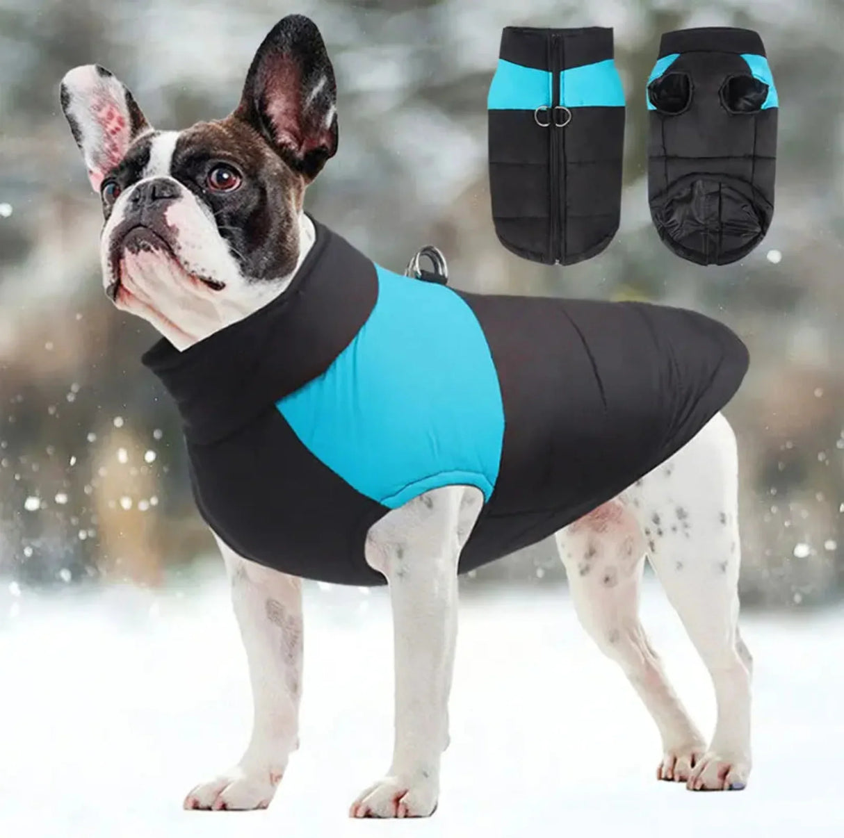 Pet Waterproof Warm Large Dog Vest Cat Puppy Ski Winter Warm Dog Clothes Waterproof Pet Vest Zipper Jacket