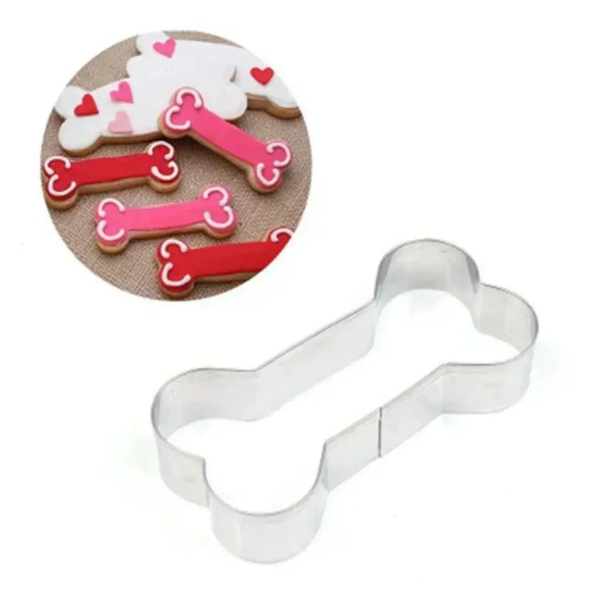 4pcs/set Cookie Cutter Pet Dog Bone Paw Shaped Stainless Steel Mold DIY Cake Sugarcraft Pastry Biscuit Mould Kitchen Baking Tool