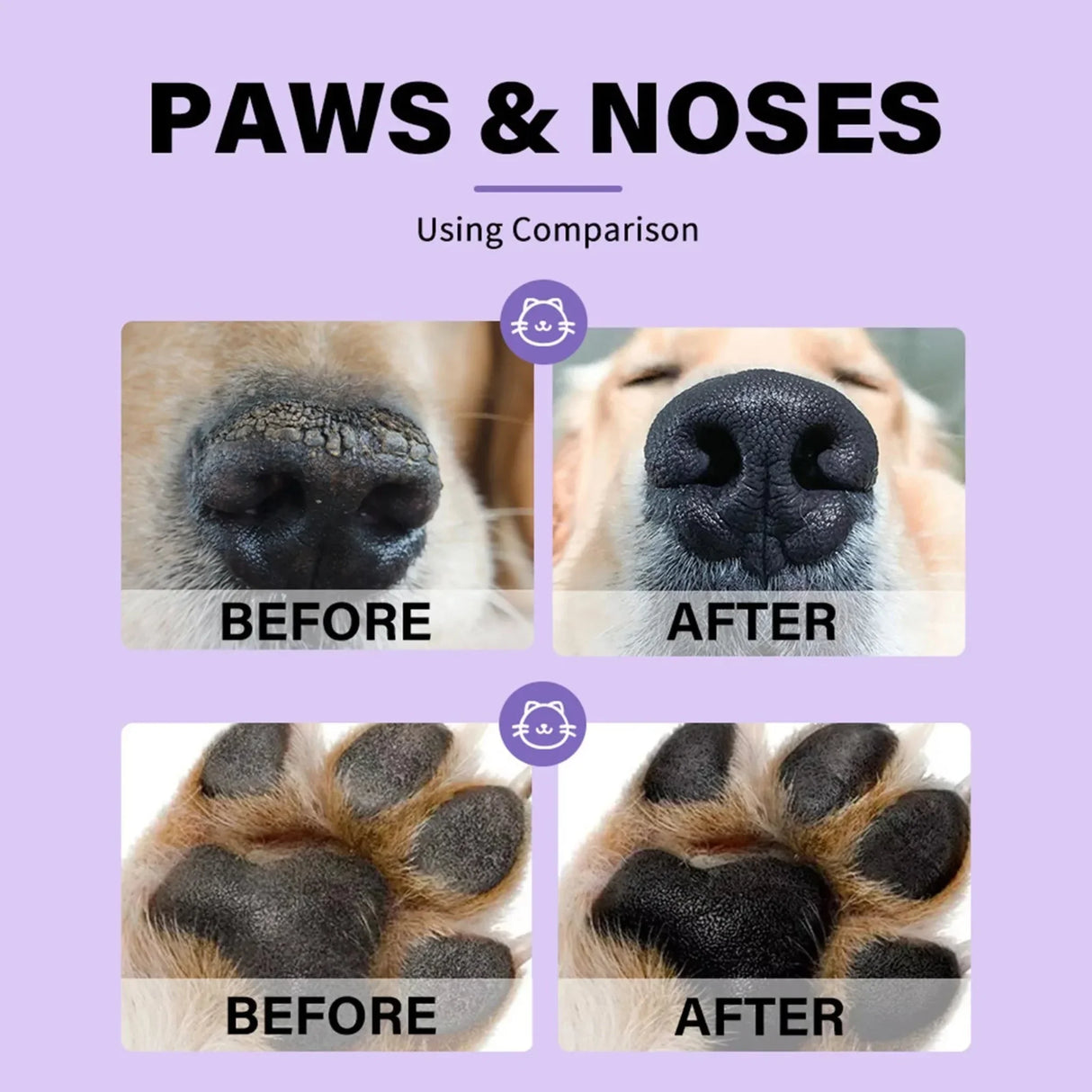 1PCS Dog Paw Balm Moisturizing Natural Cream Cat Paw Wax Nose Protector Moisturizer Pet Crack Feet Repair Winter Care Supplies