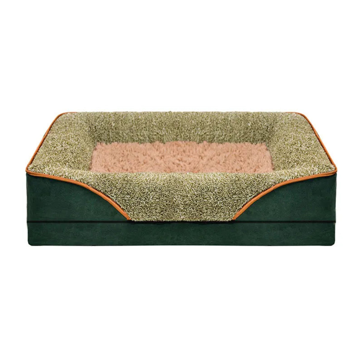 An oversized dog bed removable washable for all seasons, pet bed sofa, comfortable and soft cat sofa bed with raised edges,