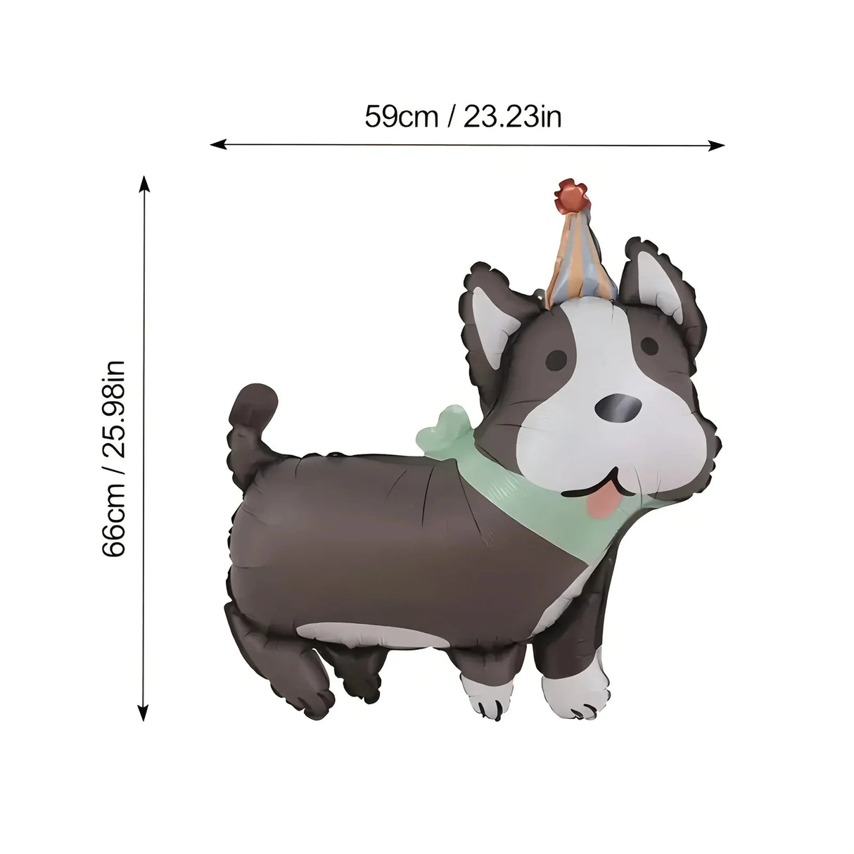 8 pet dog balloons, 25.98 inches high, long-lasting seal, sturdy and durable, suitable for birthday party decoration, etc