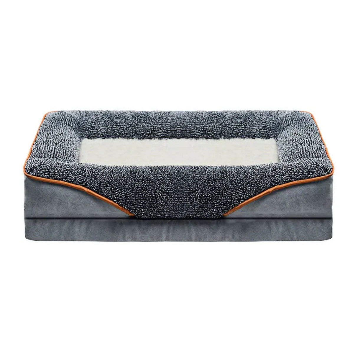 An oversized dog bed removable washable for all seasons, pet bed sofa, comfortable and soft cat sofa bed with raised edges,