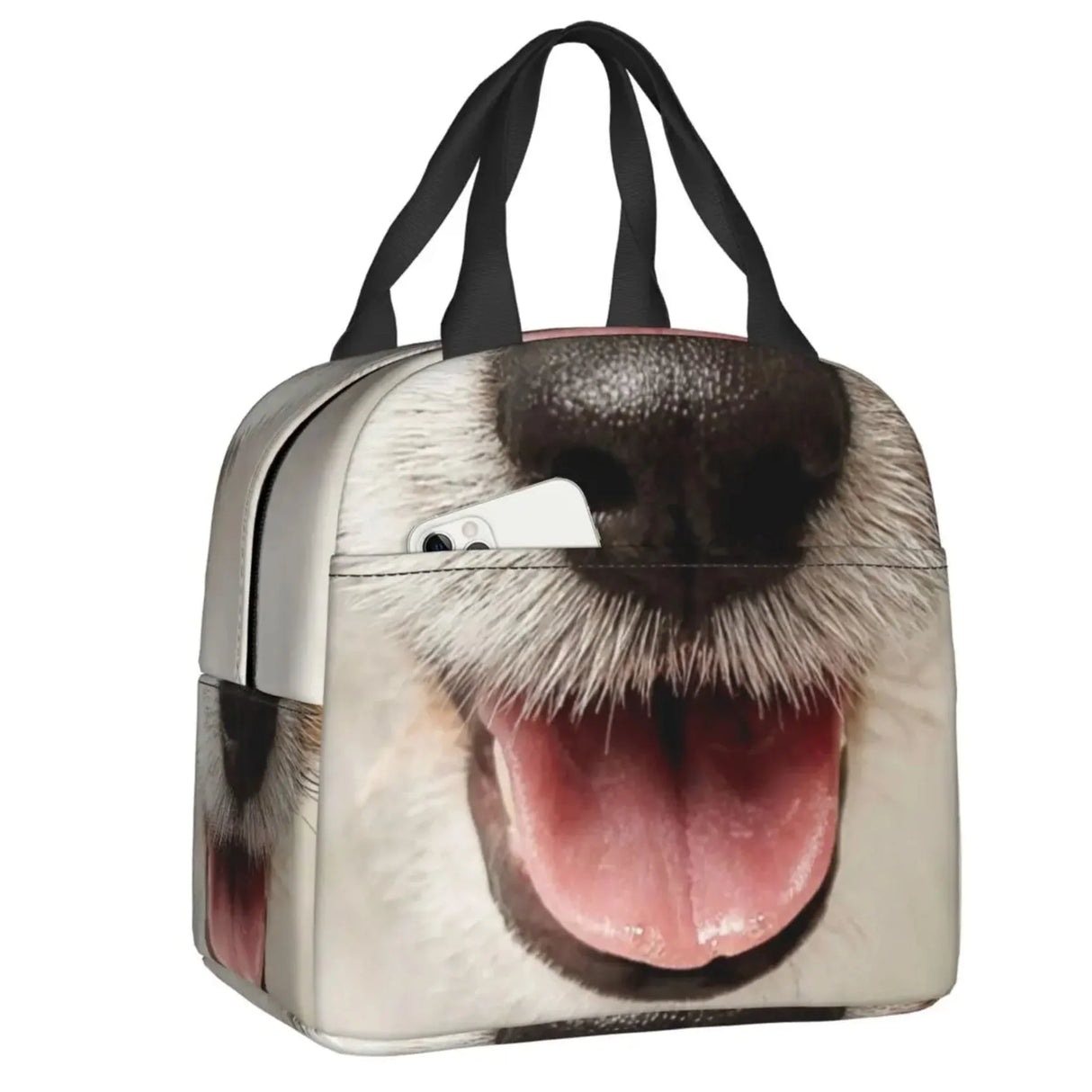 Custom Cute Jack Russell Terrier Running Dog Lunch Bag Women Warm Cooler Insulated Lunch Box for Kids School