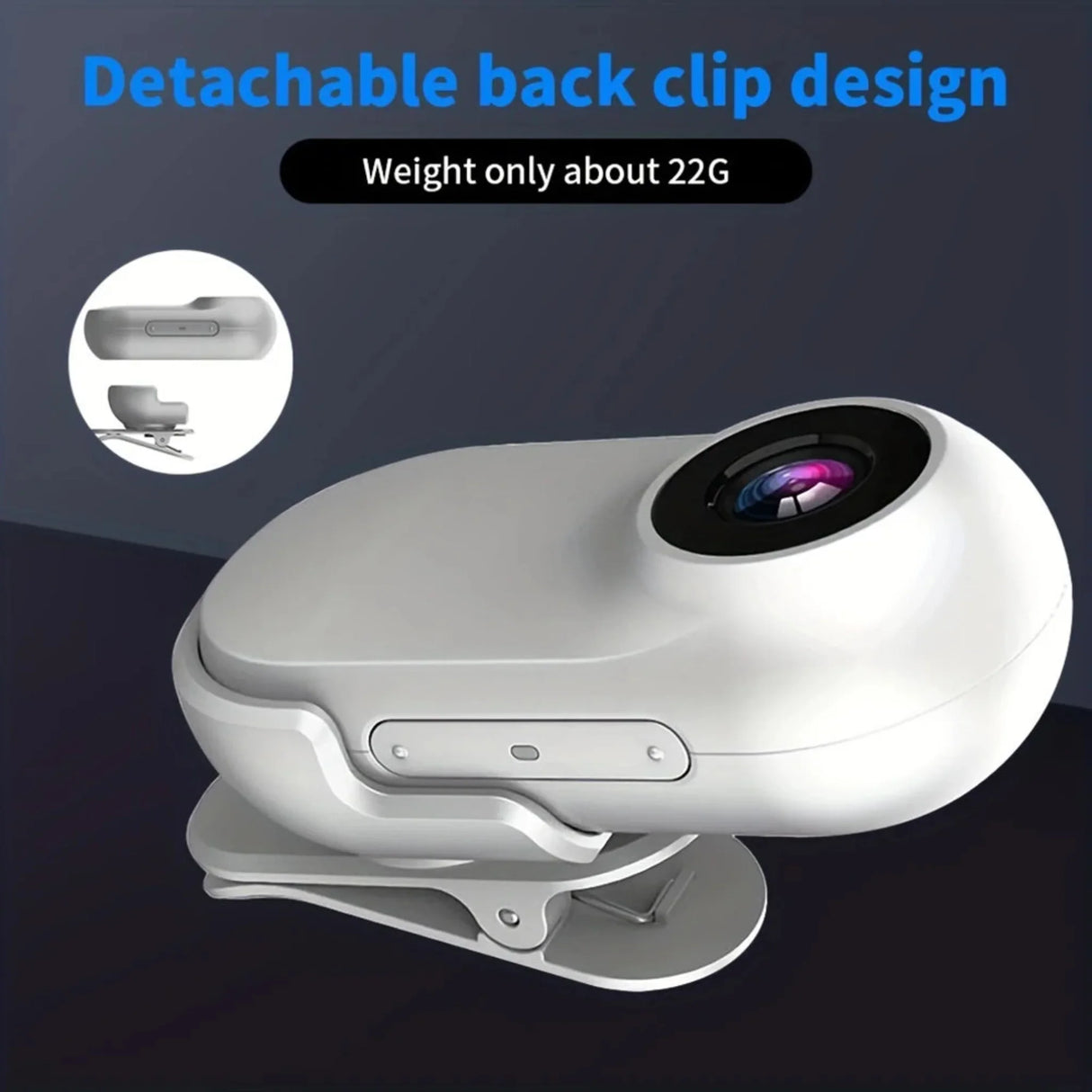 HD 1080P Wireless Collar Camera No WiFi Needed Dog Cat Pet Camera Collar Sport/Action Camera Video Records with 32G Card for Cat