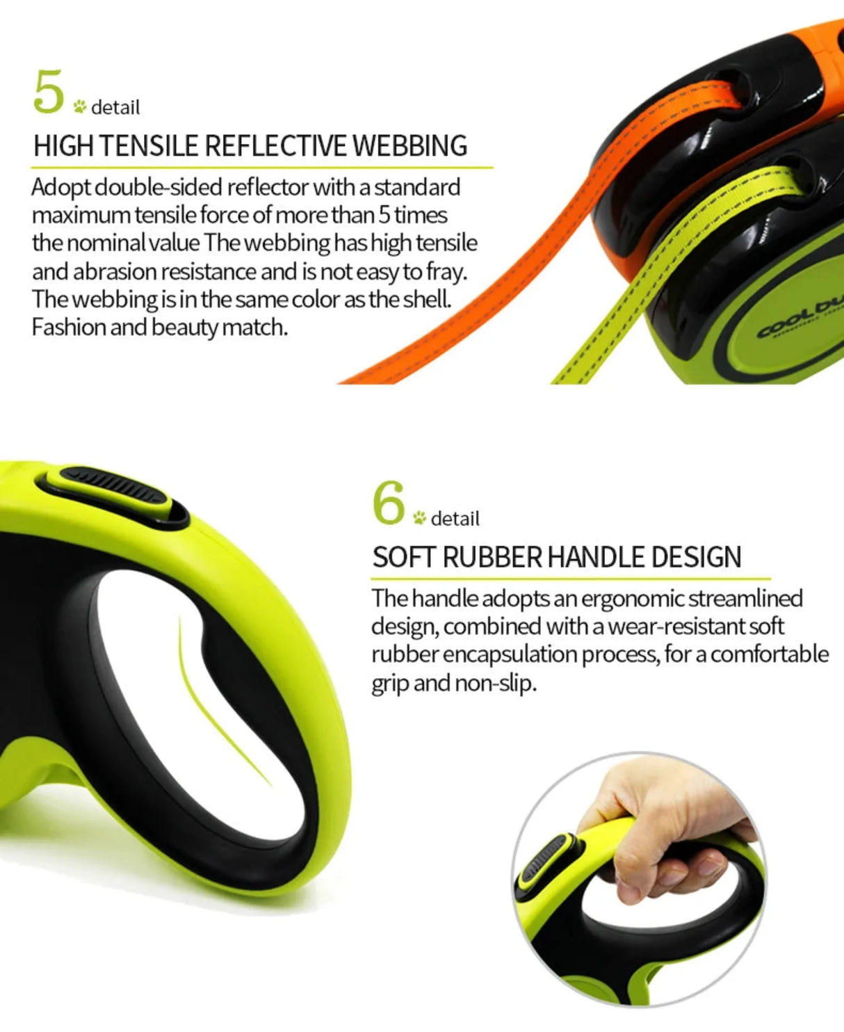 5M Luxury Pet Dog Leashes Retractable Dog Leash For Large Medium Dogs Cat Puppies Accessories Small Automatic Extension Lanyard