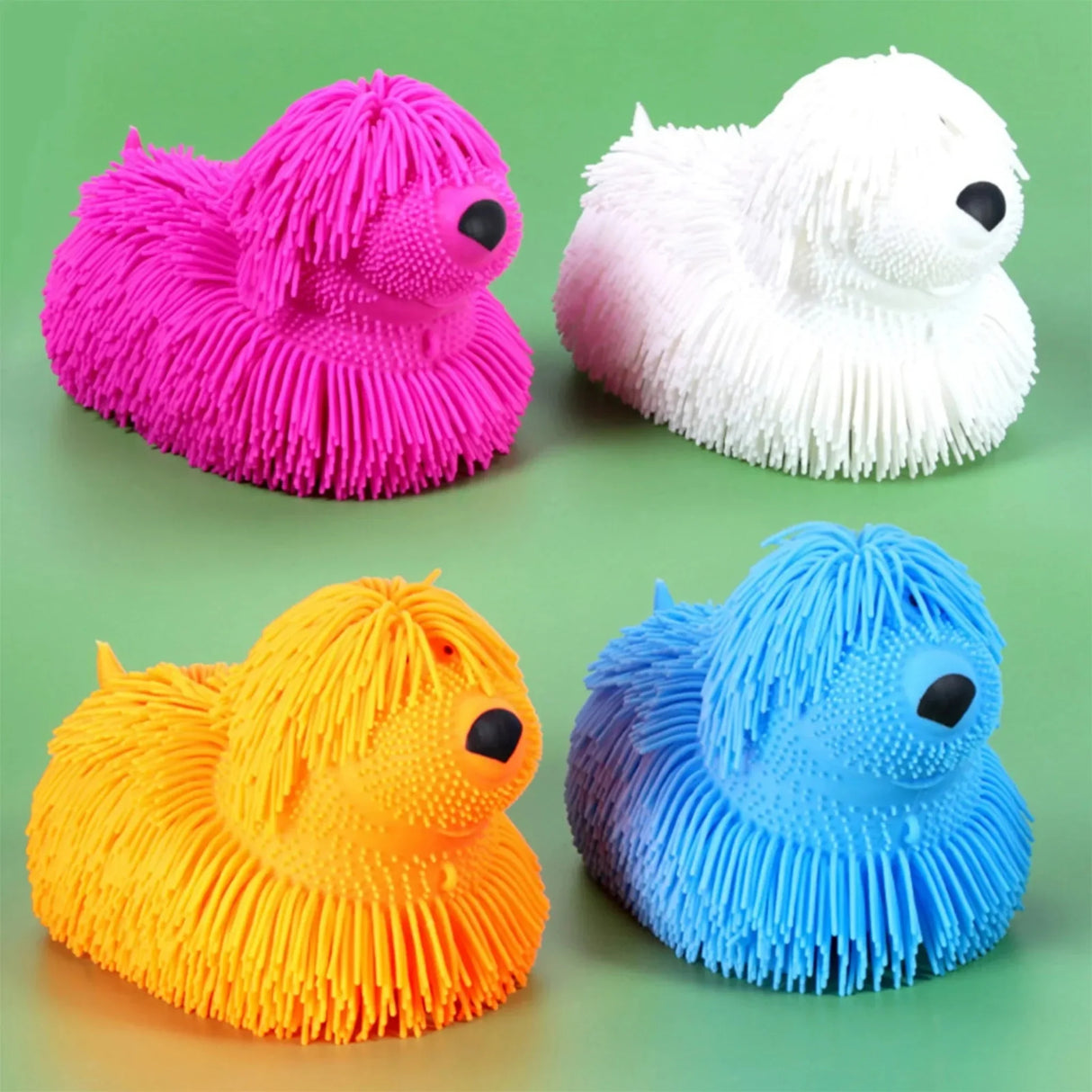Stress Relief Plush Dog Squeeze Toy Soft Fidget Sensory Gifts Cute Animal Anxiety Reliever Fun Party Favors Kids Novelty Present
