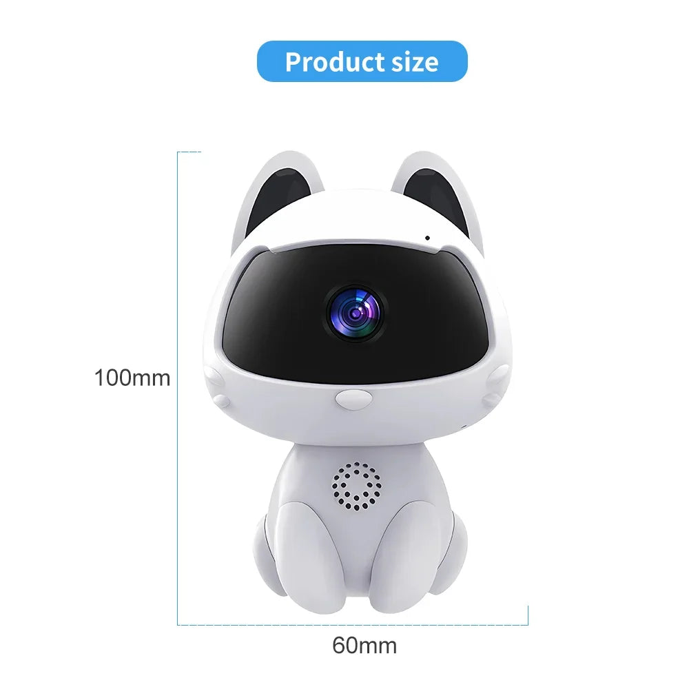 V380 HD Smart cat WiFi IP Camera Indoor Home Security Baby Monitor Automatic Tracking Video Two-way Audio Surveillance Camera