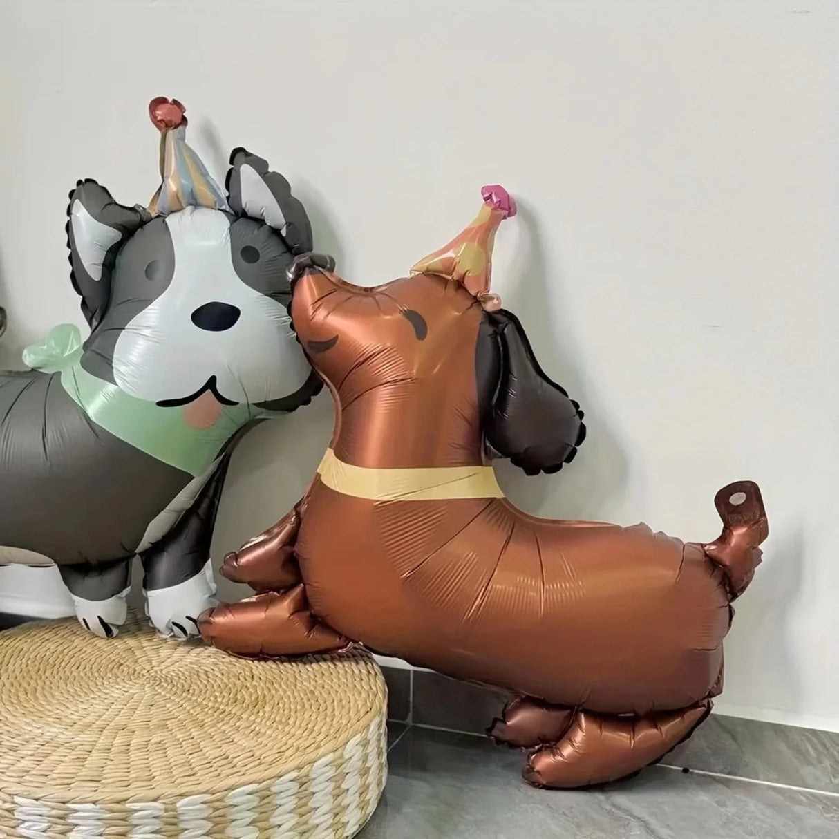 8 pet dog balloons, 25.98 inches high, long-lasting seal, sturdy and durable, suitable for birthday party decoration, etc
