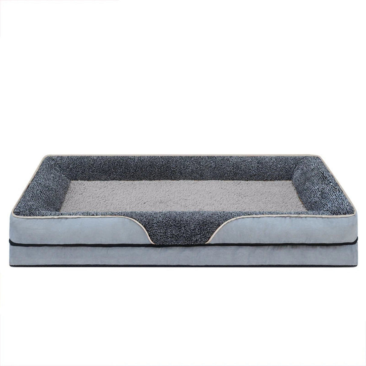 An oversized dog bed removable washable for all seasons, pet bed sofa, comfortable and soft cat sofa bed with raised edges,