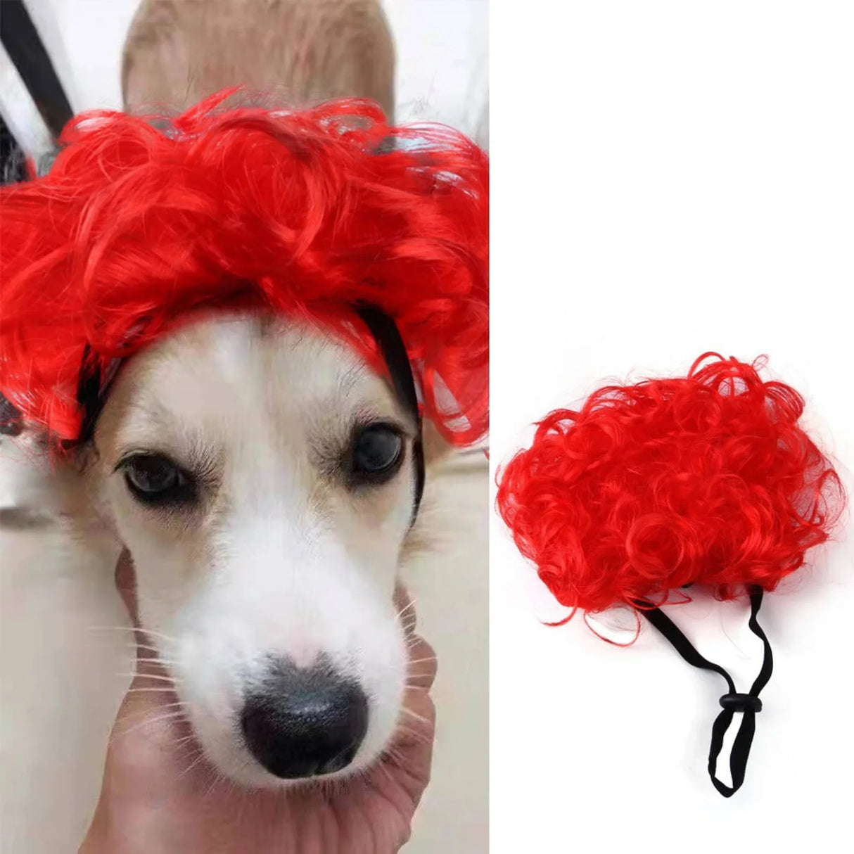 Pet Wigs Explosive Heads Clown Hair Accessories Cats Dogs Halloween Costumes Christmas Funny Pet Hair Accessories