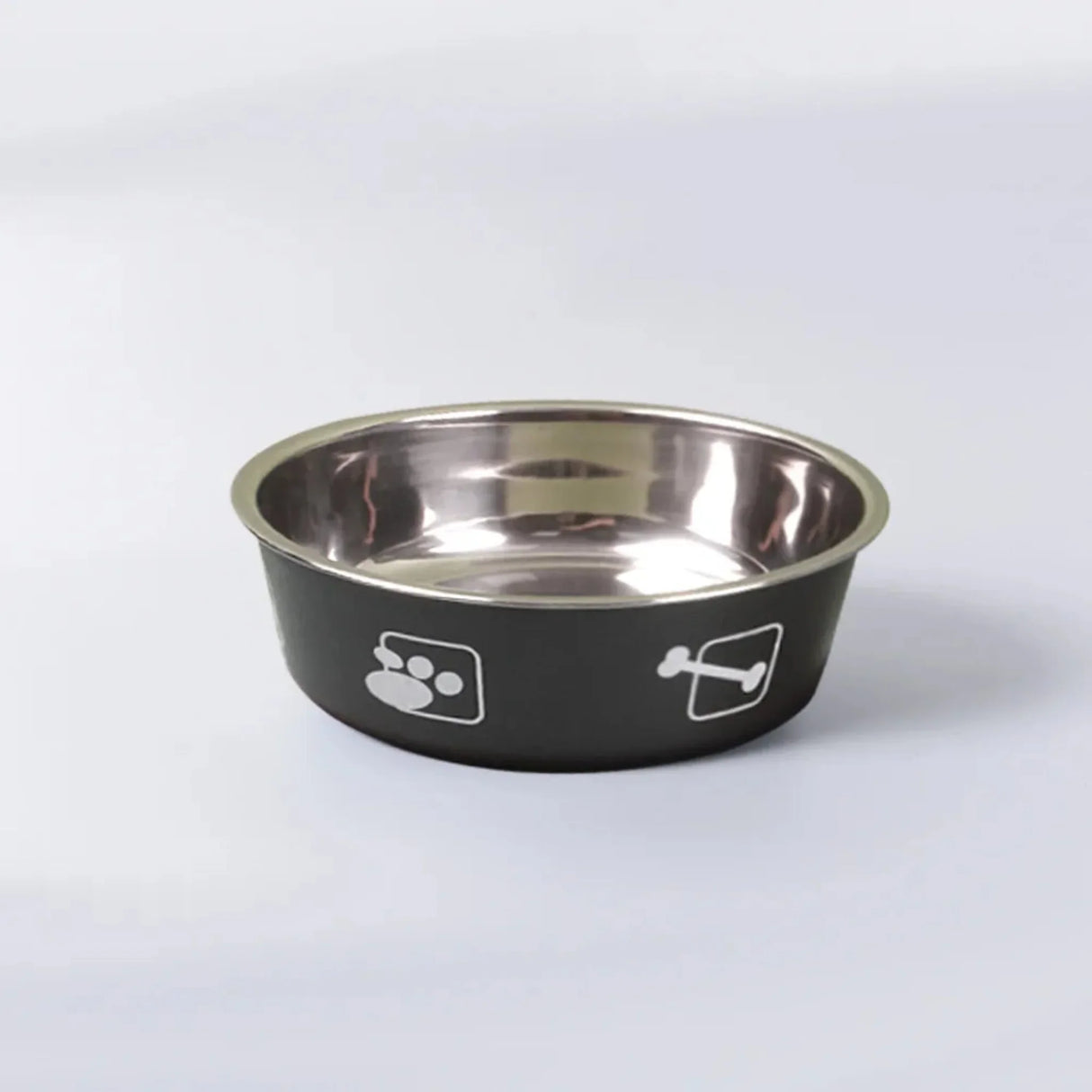 Stainless Steel Pet Bowl Double Layer Thickened Durable Anti-slip Dog Bowl Anti-knock Over Dog Food Bowl Pet Feeder Water Basin