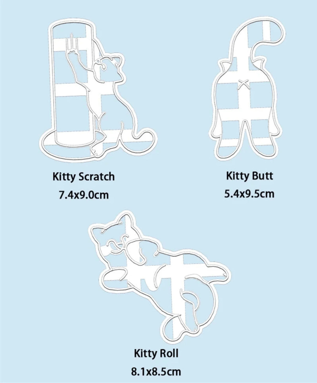 3D DIY Cute Cookie Cutters Mold Cat Kitty 3D cookie type pastry Mold for baking Kids Children Bakeware kitchen accessories