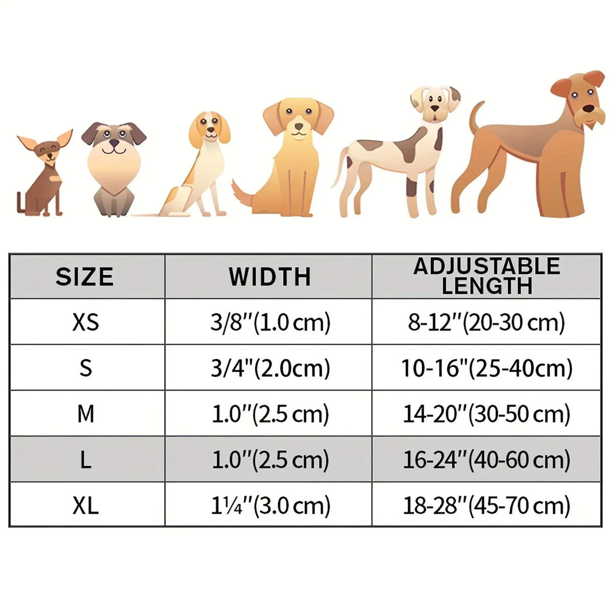 Secure & Adjustable  Dog Collar - High-Visibility Reflective Nylon, Perfect for Nighttime Safety, Comfort Fit with Quick Release