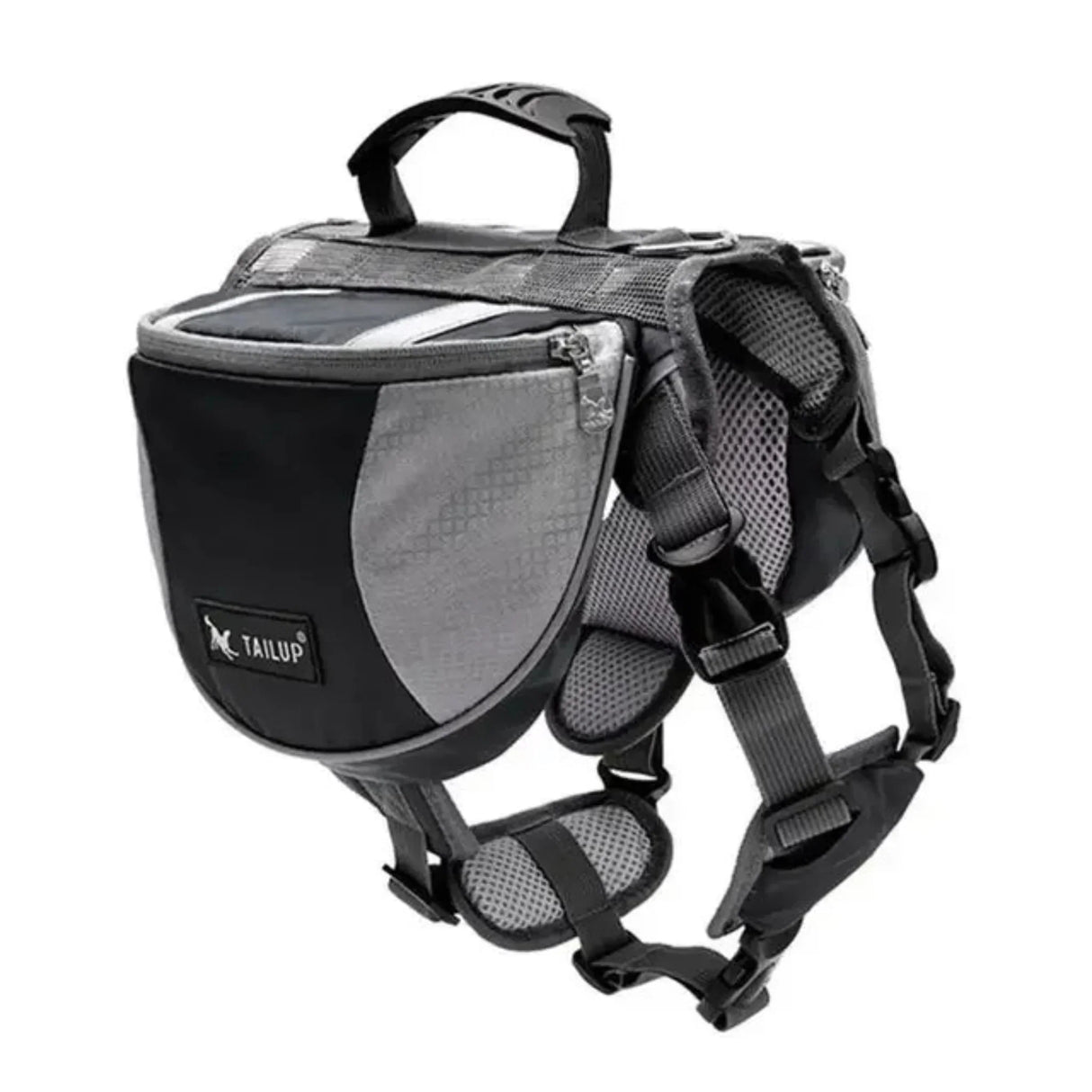 TAILUP Pet Outdoor Backpack Large Capacity Dog Adjustable Saddle Bag Luxury Dog Backpack Harness Carrier For Traveling Hiking