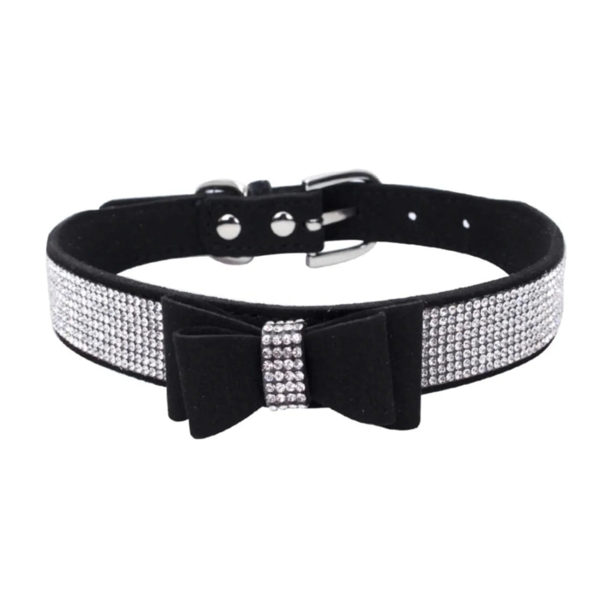 Colorful Collar Crystal-Dog Collar with Bow-Tie Rhinestone Puppy Collars Bling for Small Dogs/Cats Gift Present for Pets
