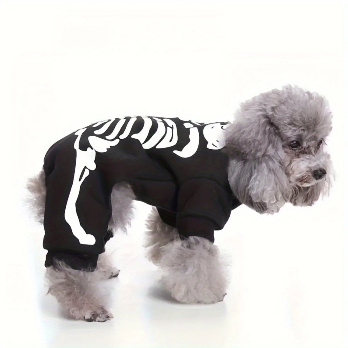 Halloween Pet Skull Costume For Dog & Cat - Spooky & Fun Design - Soft & Comfortable Fabric - For Halloween Parties & Cosplay - Perfect Gift for Pet Lovers