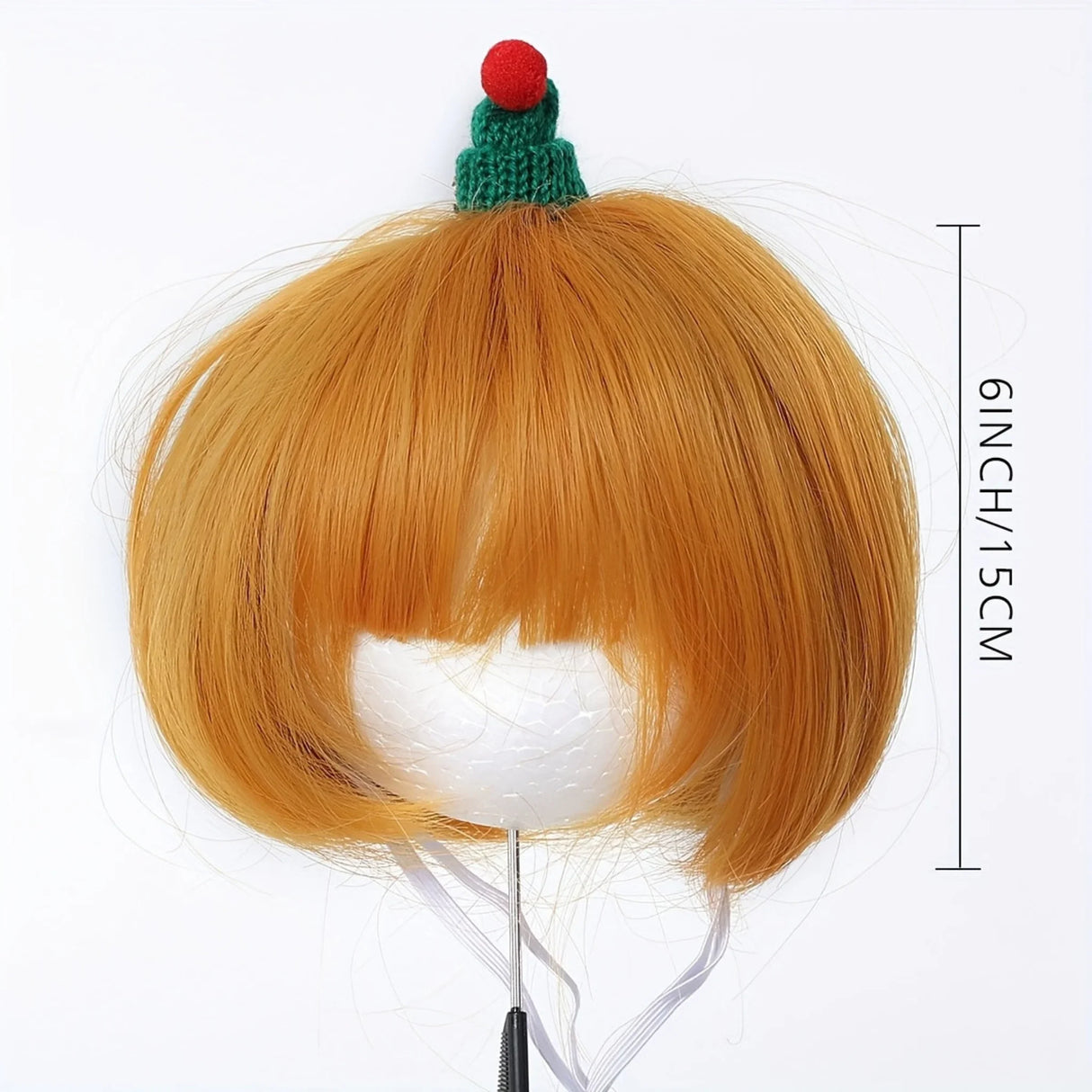 Funny Dog Cat Wig For Small Medium Large Dogs With Free Head Flower, Trimmable Pet Costume Cat Cosplay Decoration For Halloween, Christmas, Parties