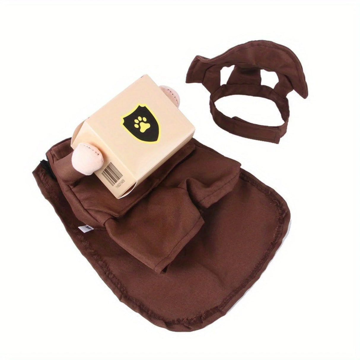 Pet Transformation Costume Pet Costume Designer Standing og Going Out, Cat Playfully Transforming into Clothes