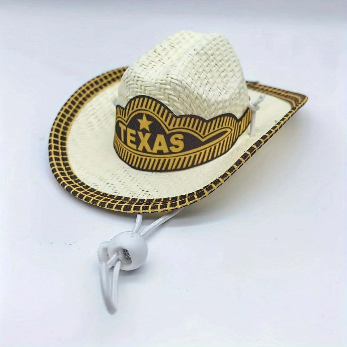 Adjustable PET Cowboy Hat for Cats & Dogs - Perfect for Holiday Parties & Outings, All-Season Polyester