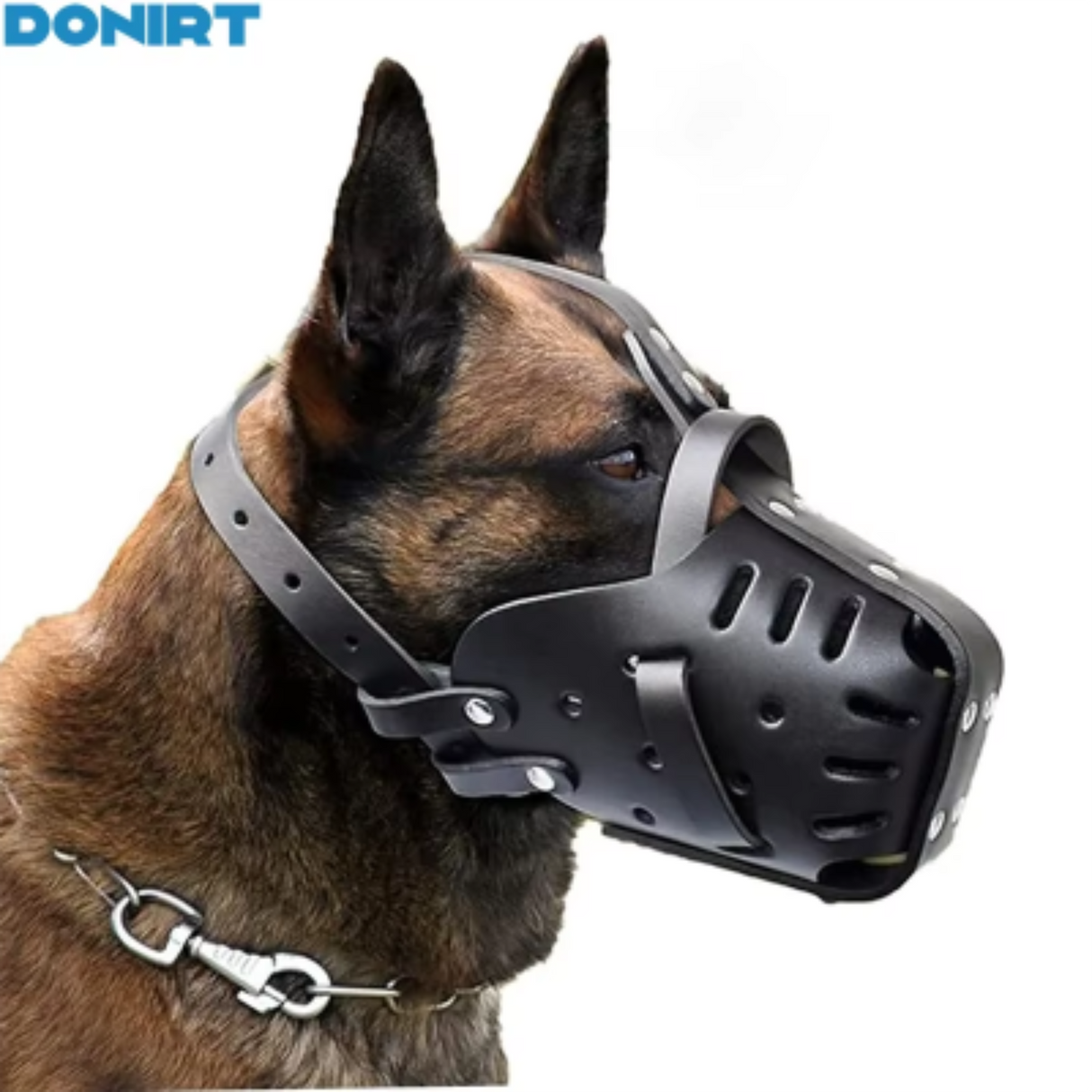 Bozales de cuero para perros, canastas para mascotas, bozales para perros pastores alemanes, dóberman, jaula antimordeduras para perros, máscaras de defensa para entrenamiento de perros pequeños y grandes