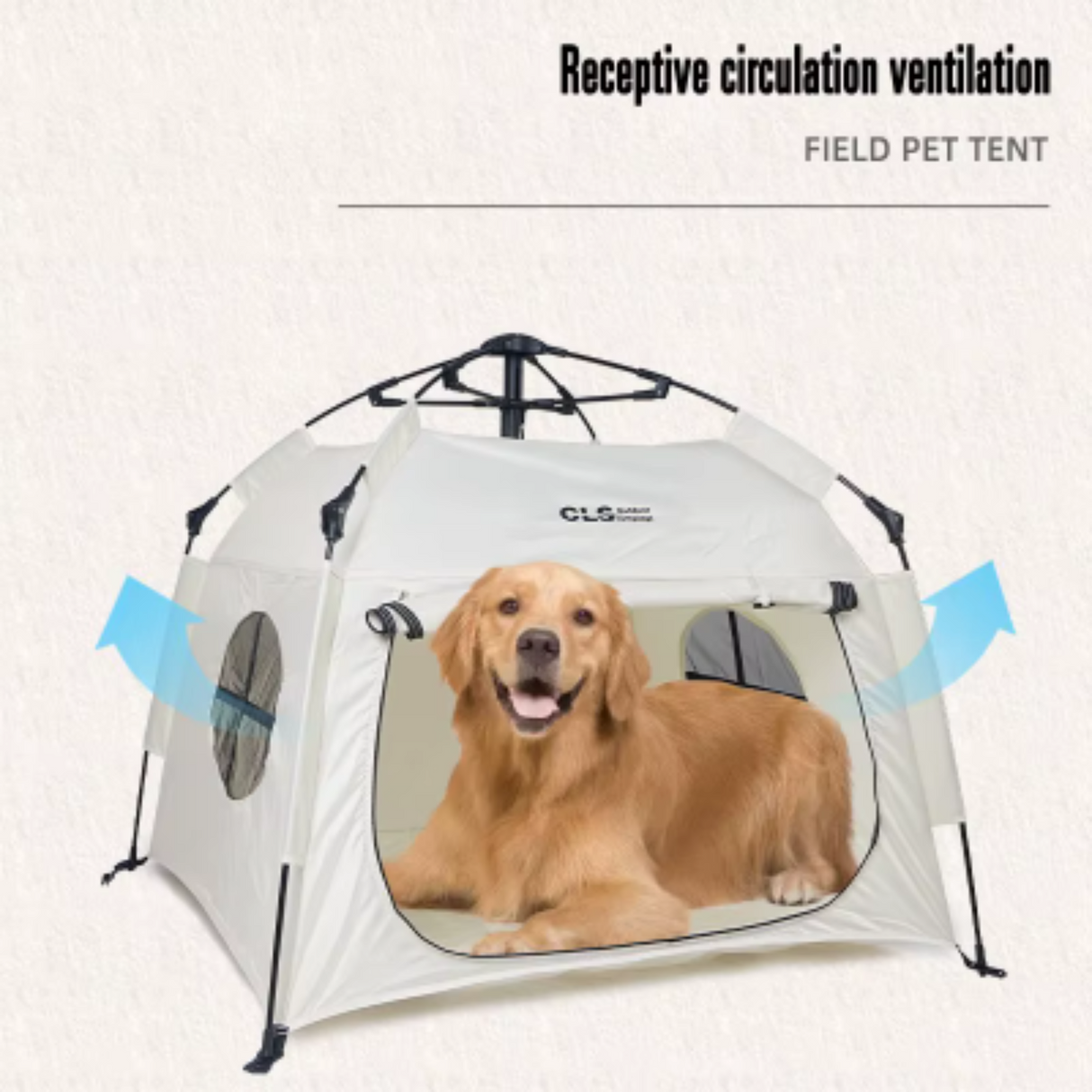 Pet tent, outdoor home, fully automatic folding cat and dog shelter, rain and sun protection, portable car Camping Tent