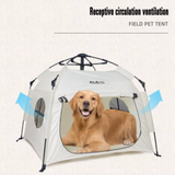 Tienda de campaña para mascotas, casa al aire libre, refugio para perros y gatos totalmente automático y plegable, protección contra la lluvia y el sol, tienda de campaña portátil para automóvil