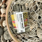 Wyoming Golden Trout Pattern Candle