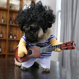 Pet Clothes Guitar Transformation Costume Funny Quirky Clothes New Halloween Dog Clothes Autumn Winter Style
