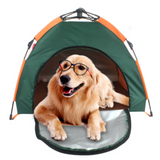 Tienda de campaña para mascotas al aire libre, resistente a la lluvia y al sol, caseta automática plegable para gatos, cama portátil para mascotas, tienda de campaña para perros para coche