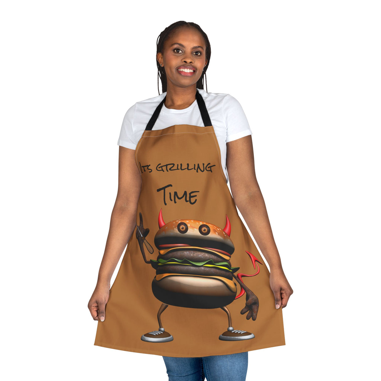 Apron, Fun Humerus 5-Color Straps for Cooking and Grilling