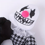 Medium Breeds Polyester Funny Devil Cartoon Dog Costume - Halloween Pet Transformation Outfit Pullover Design