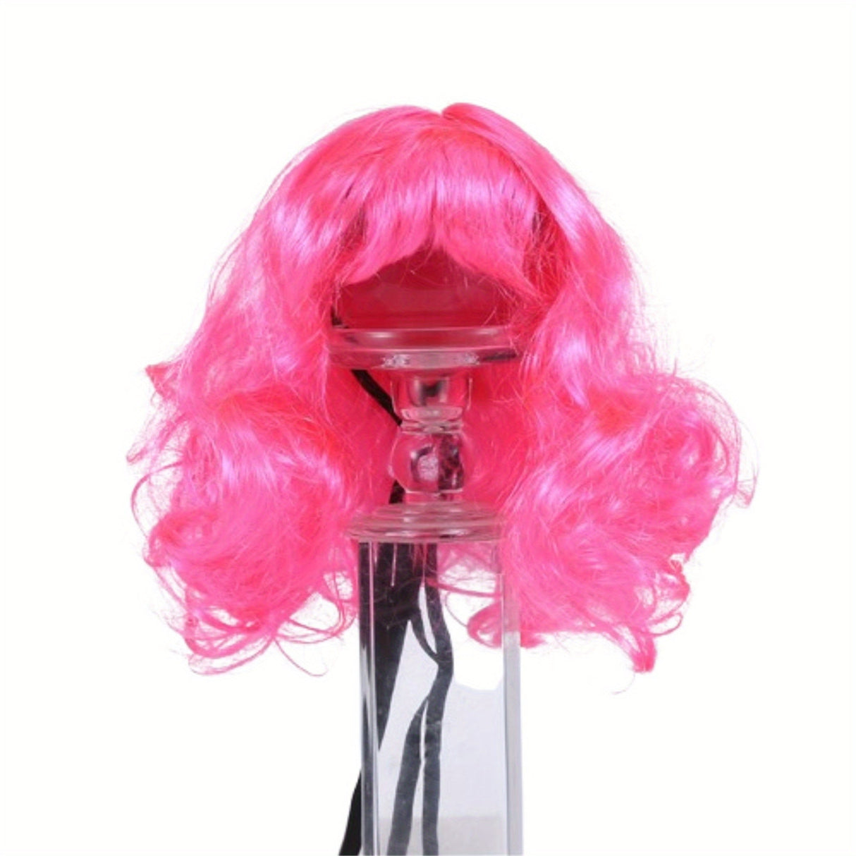 Playful Pink Leopard Print Pet Wig for Dogs & Cats - Fun Role-Playing Headwear with Golden "3K" Balloons, Perfect for Parties & Photo Shoots, Wig Accessories