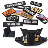 1PC Tactical Dog Series Patch K9 Morale Military Paw Pattern Sheepdog Service Dog Working In Training For Harness Vest Collar