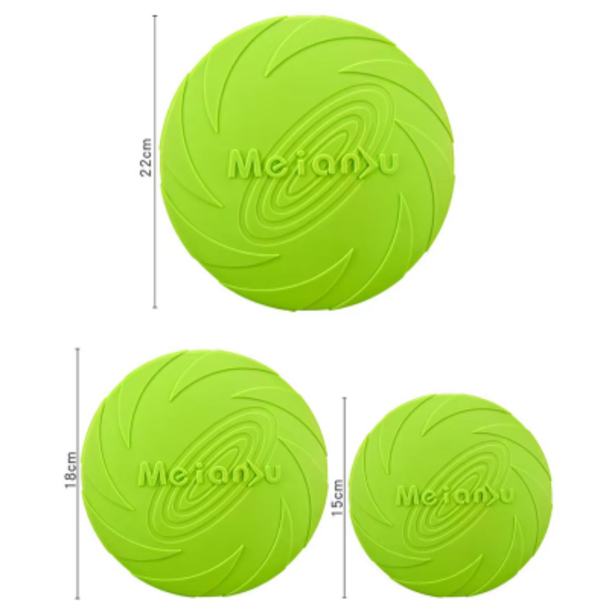 Pet Dog Flying Disk Toy Silicone Dog Cat Toy Dog Game Flying Discs Resistant Chew Puppy Training Interactive Pet Supplies