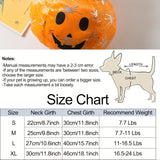 Halloween Pumpkin Dog Costume with Witch Hat - Fun Cosplay Outfit for Small to Medium Dogs and Cats, Includes Pumpkin Headgear, Perfect for Holiday Parties, Machine Washable Polyester, Festive Pet Wear|Halloween Clothing|Dura