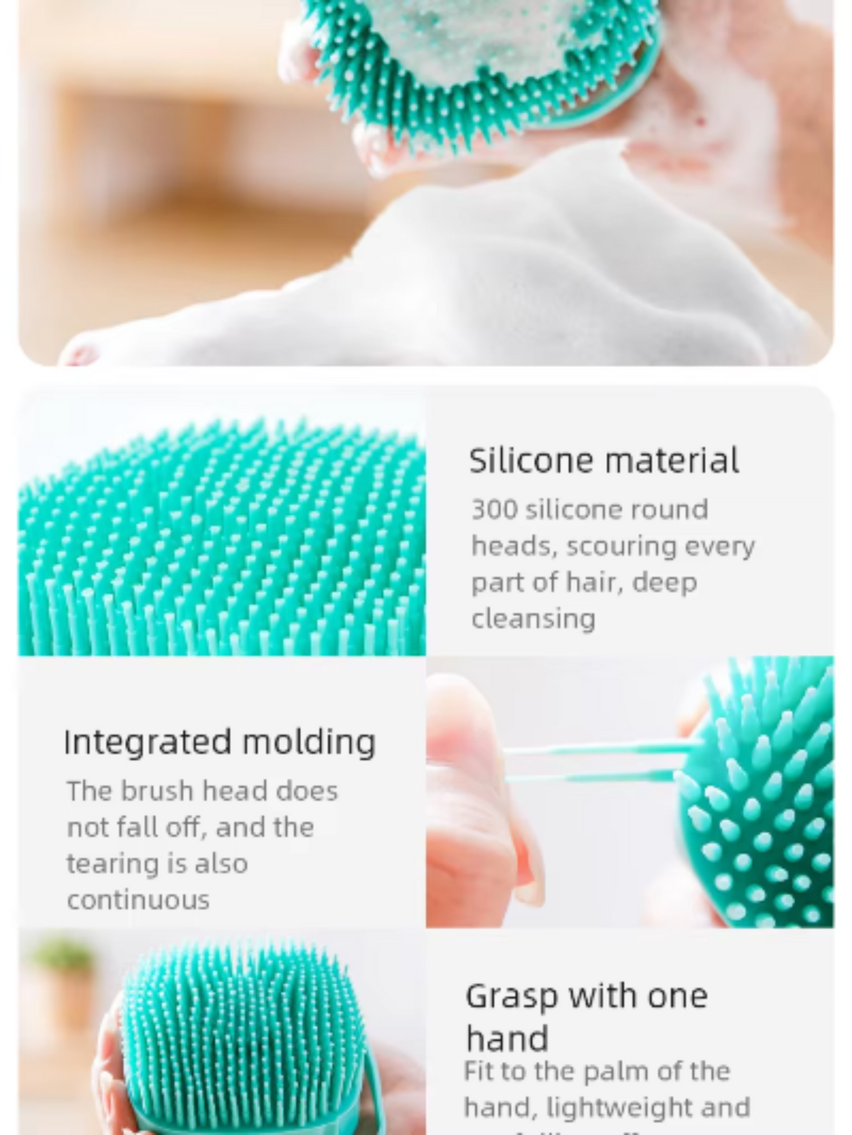 Pet Bathing Brush Soft Silicone Massager Shower Gel Bathing Brush Clean Tools Comb Dog Cat Cleaning Grooming Supplies