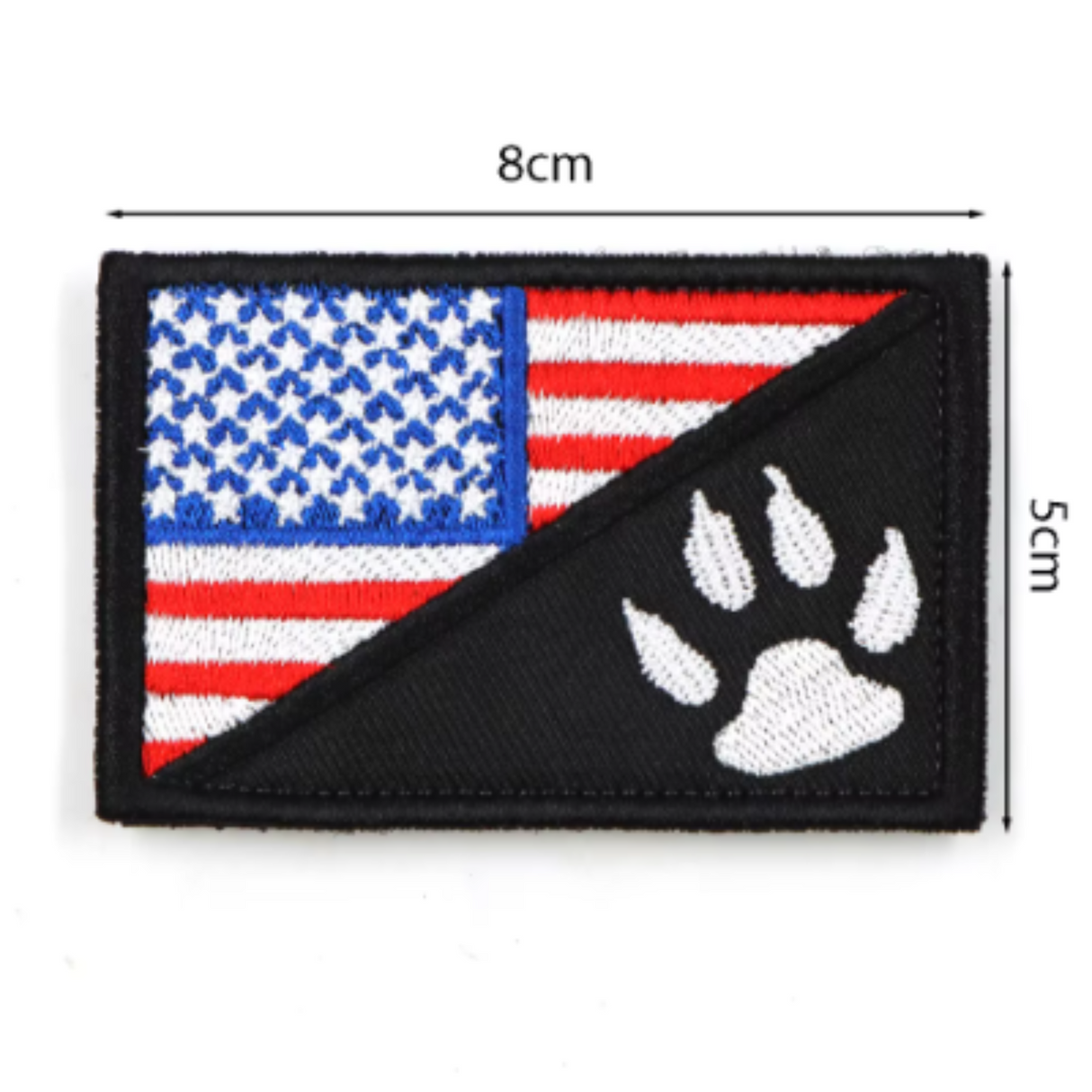 1PC Tactical Dog Series Patch K9 Morale Military Paw Pattern Sheepdog Service Dog Working In Training For Harness Vest Collar