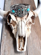 Western Cactus Stone Stretch Bracelet