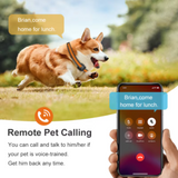 Pet smart tracker collar waterproof 4g GPS tracking device vibrating collar with GPS GPS locator to track dogs and cats