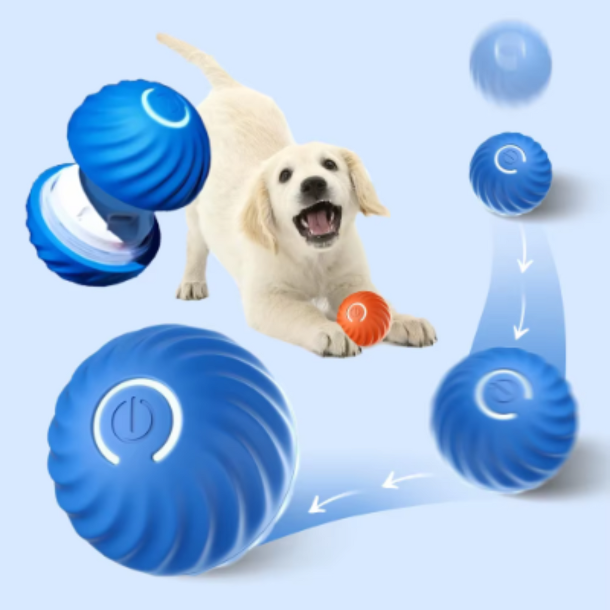 Pelota de juguete para mascotas, juego interactivo eléctrico, sensor de gravedad, pelota saltadora inteligente, movimiento automático, juguetes de entretenimiento para cachorros y gatos 