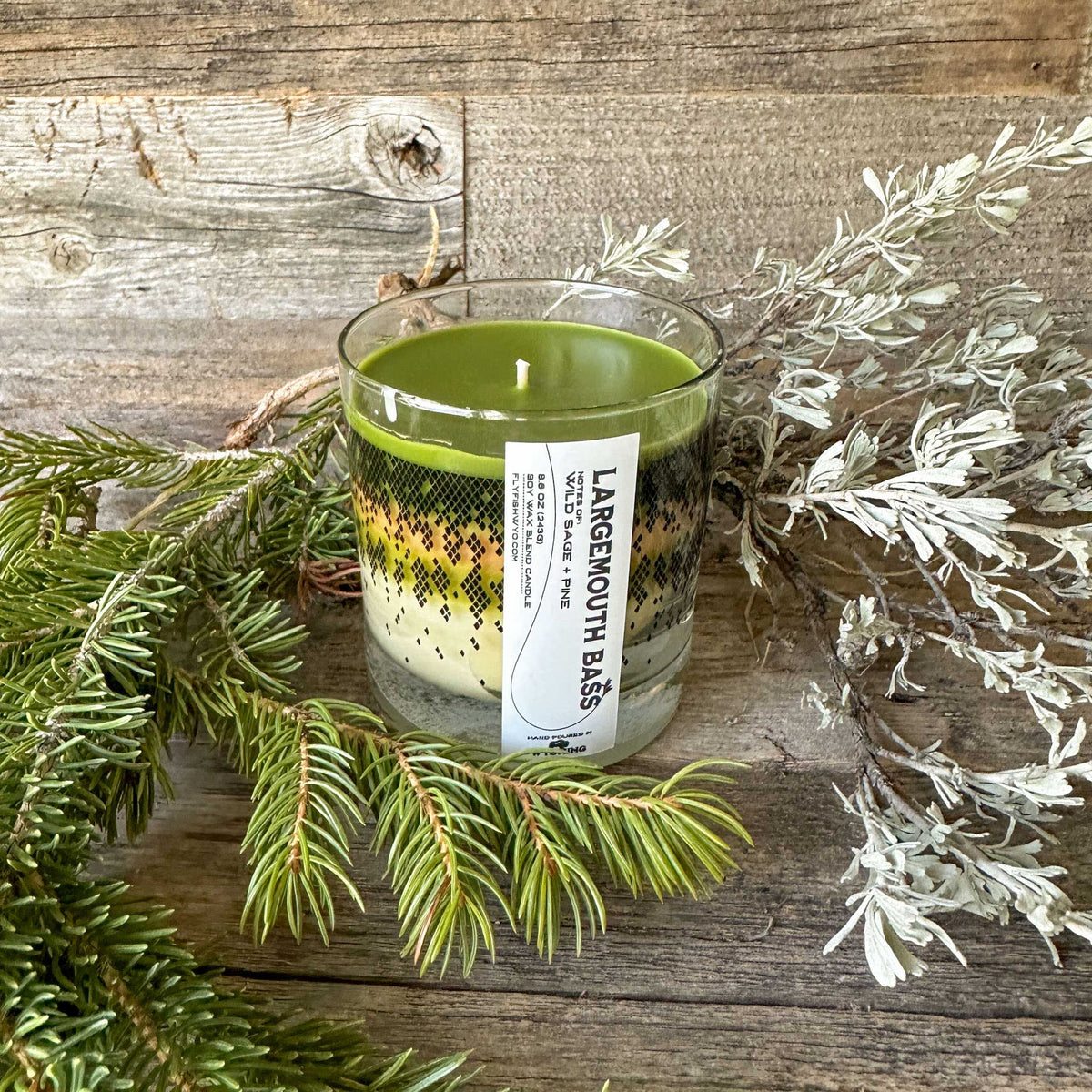 Wyoming Largemouth Bass Candle