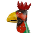 Rudy the  Rooster Recycled Metal Mini Rooster-WH-10x12H-Rooster-Mini